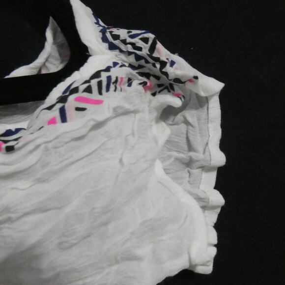 AEROPOSTALE | medium | Bohemian Embroidered Cold-Shoulder Blouse - Picture 7 of 16